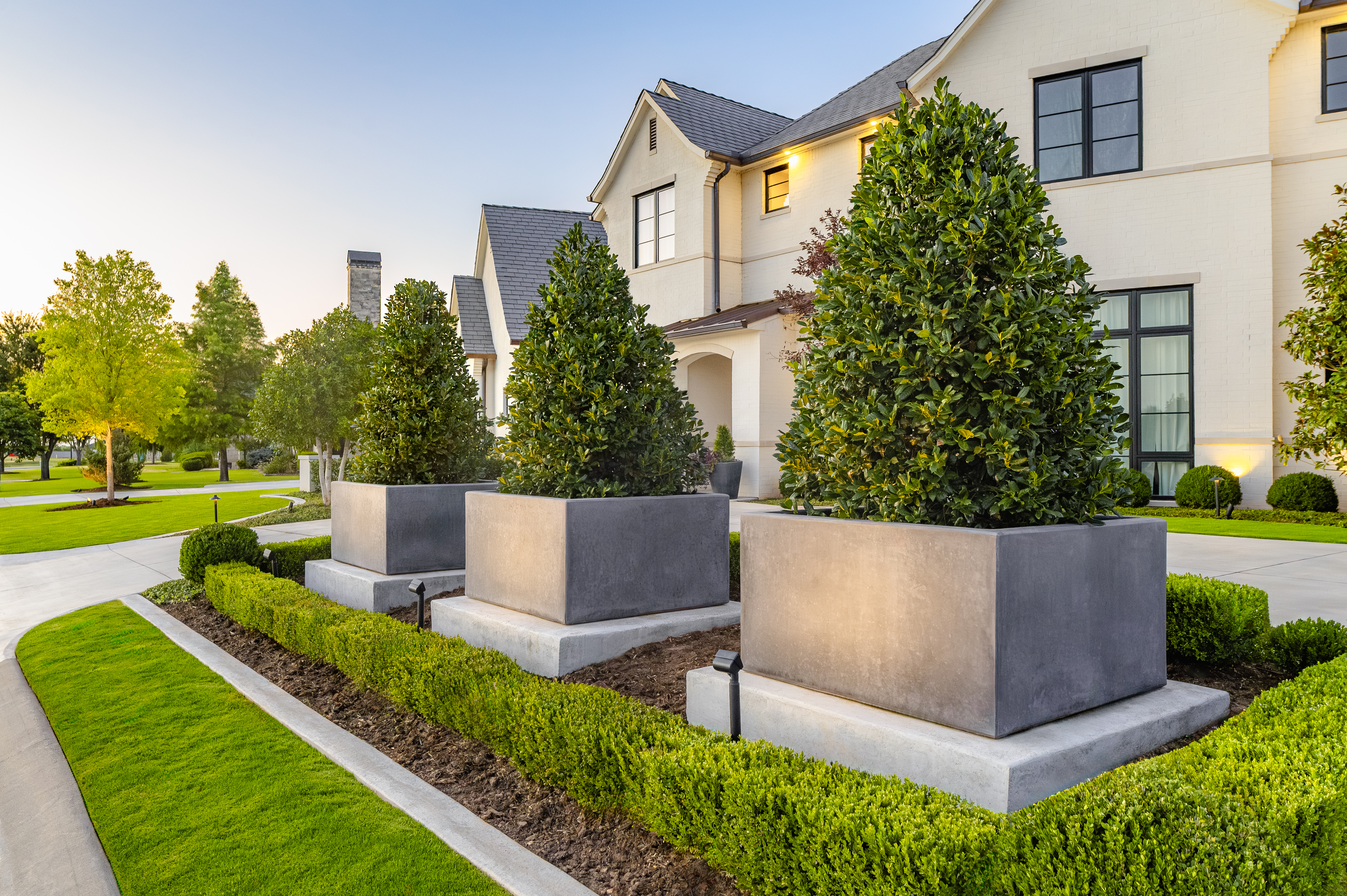 Custom entry-way designs.